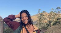 Juliana Marins, missing backpacker, smiling outdoors.