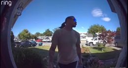 Doorbell footage emerges of father wanted for murder of daughters
