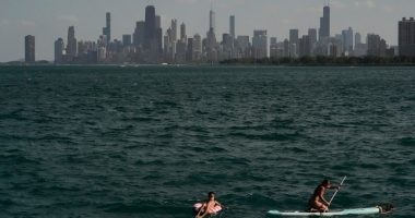 Eastern half of US sweltering again, with dangerous heat wave expected to last until midweek