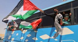 Egypt blocks activists aiming to march to Gaza to draw attention to humanitarian crisis