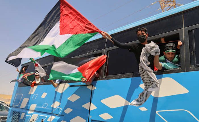 Egypt blocks activists aiming to march to Gaza to draw attention to humanitarian crisis