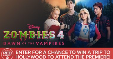 Enter for your chance to win a trip to Hollywood to see the premiere of 'ZOMBIES 4: Dawn of the Vampires'