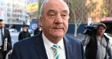 Daryl Maguire leaves the John Maddison Tower Courts in Sydney, Friday, June 20, 2025. (AAP Image/Dean Lewins)