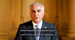Reza Pahlavi calling for revolution in Iran.