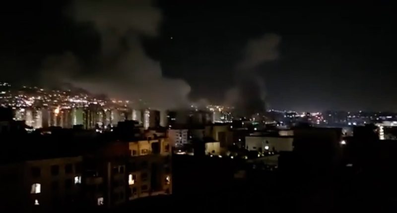 Explosions sounding in Tehran after 'plans to hit Iran's nukes'