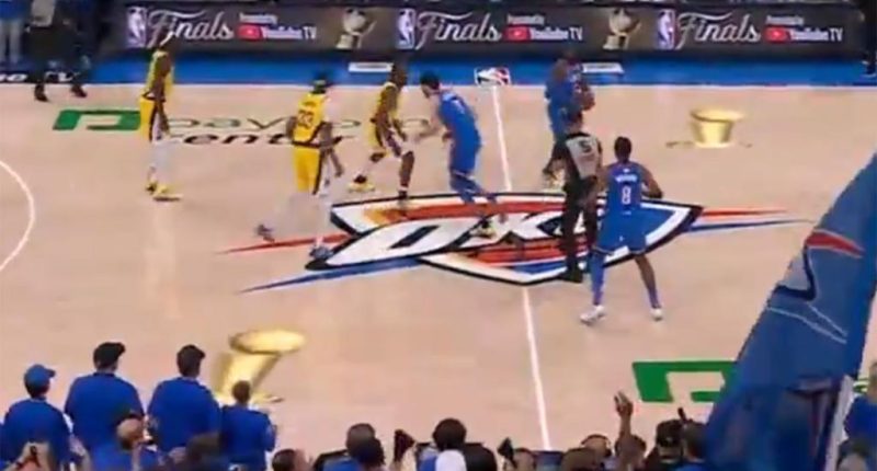 Fans mock NBA, ABC for putting 'CGI' trophies on Finals court