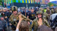 Federal officers in tactical gear went into a Latino community in Minneapolis. A protest followed