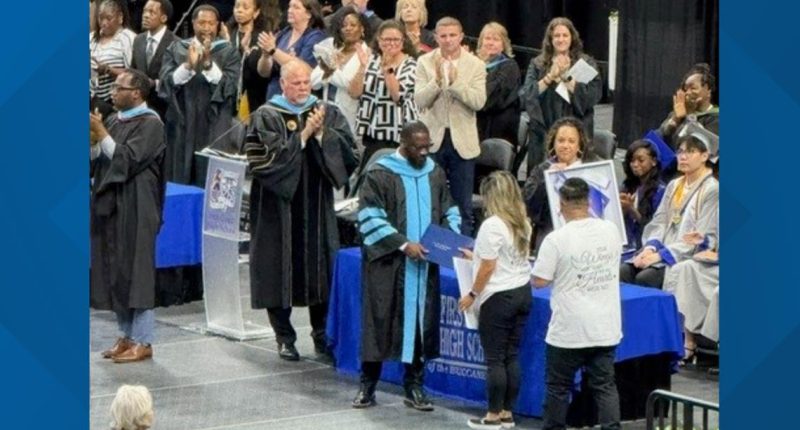 First Coast High student who died in crash remembered with honorary diploma
