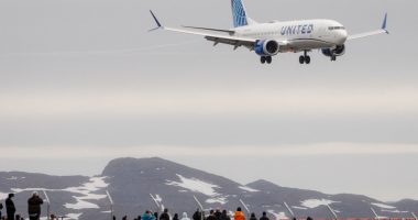 First direct flight from US to Greenland since 2008 lands on Trump's birthday