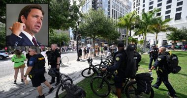 Florida drivers can hit protesters, DeSantis says