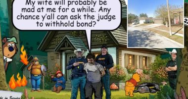 Florida man, Joe, broke into Davenport home ran bath and cooked dinner to escape angry wife