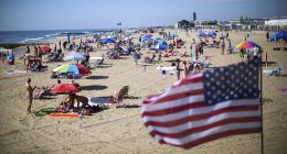 Freak umbrella accident leaves lifeguard impaled in beach day horror