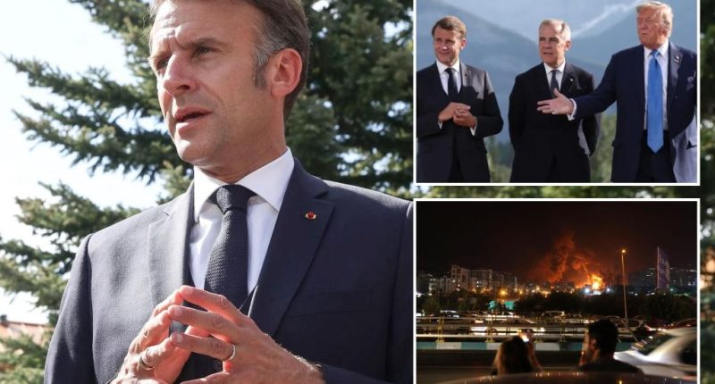 French President Emmanuel Macron claims Trump made offer for Israel-Iran ceasefire