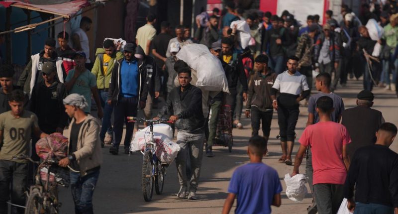 Gaza aid hub marred by chaos after 31 people killed on their way to get food