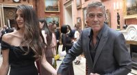 George Clooney and Amal chat with King Charles at Buckingham Palace