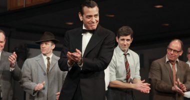 George Clooney at a Broadway opening night.