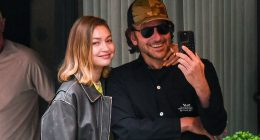 Gigi Hadid and Bradley Cooper FaceTime A-list pal