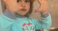 Photo of Alyna Petryv, a three-year-old girl.