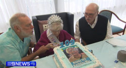 May Baker was born in Lismore in 1916, became a home economics teacher and was married to her late husband Ken for 60 years.