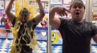 Gross Long Island prankster arrested after dumping eggs and beans on himself