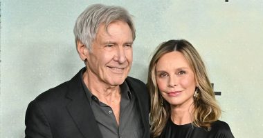 Harrison Ford's wife Calista Flockhart, 60, looks frail on rare outing