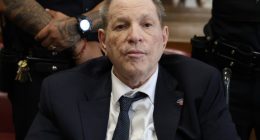 Harvey Weinstein at his retrial.