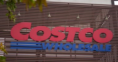 Costco Wholesale sign on a building.
