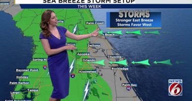 High pressure ruling Florida: More hot days and just a hint of rain