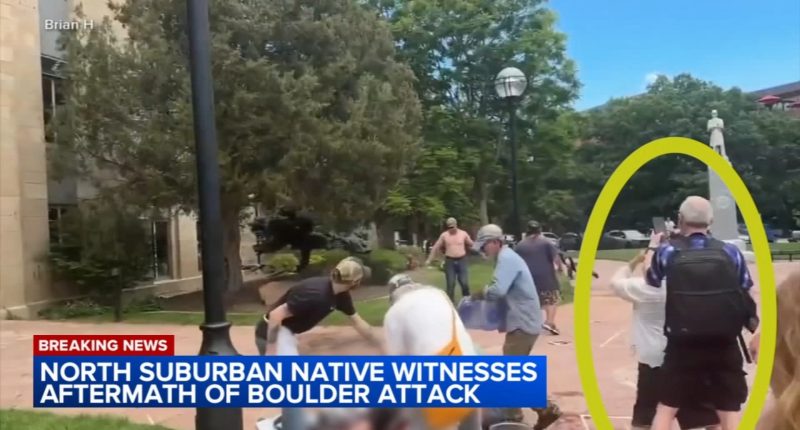 Highland Park shooting witness was supposed to be part of group attacked in Boulder, Colorado, 'saw people burning'
