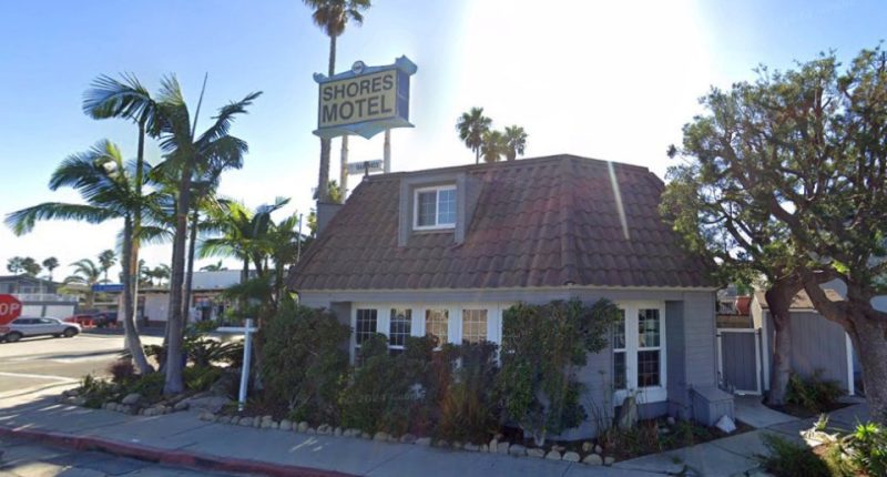 Shores Motel in Ventura, California.