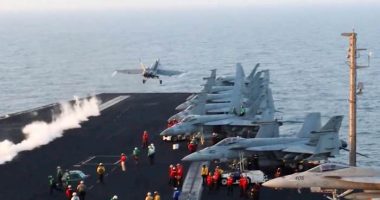 How has the US shifted military jets and ships in the Middle East?