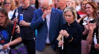 Hundreds gather to remember prominent Minnesota lawmaker and husband slain in their home