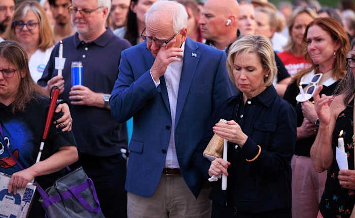 Hundreds gather to remember prominent Minnesota lawmaker and husband slain in their home