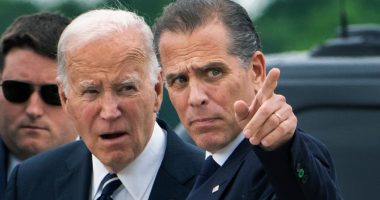 President Joe Biden and his son Hunter Biden.