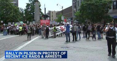 ICE raid protests: Rally in Pilsen protests recent immigration arrests; Illinois Gov. JB Pritzker criticizes use of National Guard
