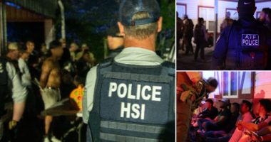 ICE storms cartel-run nightclub, arrests 72 migrants including murder suspect
