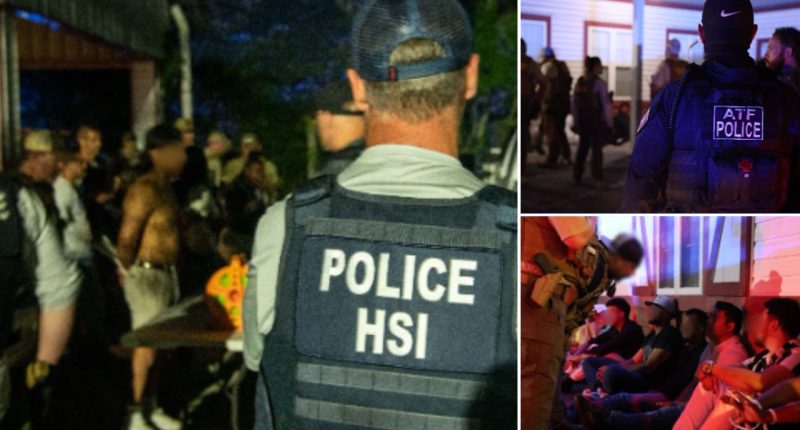 ICE storms cartel-run nightclub, arrests 72 migrants including murder suspect