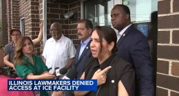 Illinois U.S. representatives denied access to Broadview immigration facility; House Speaker Mike Johnson tours Chicago ICE office