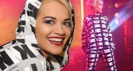 I'm with the brand: Rita Ora performs at DKNY's 25th birthday bash hou