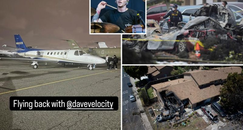 Investigators reveal disturbing details surrounding private jet crash that killed The Devil Wears Prada drummer, 5 others