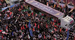 Iran holds funeral for top commanders, nuclear scientists killed in Israeli operation