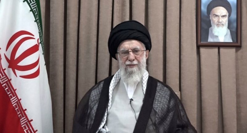Iran's leader rejects calls to surrender and warns that intervention would harm the US