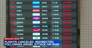 Israel attacks Iran: Airlines divert flights to Chicago's O'Hare airport as Tel Aviv airport shuts down