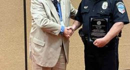 JCPD officer named 'Officer of the Year' for service during Helene
