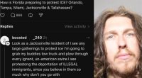 JSO: Man arrested for threatening to run over ICE protesters in Jacksonville