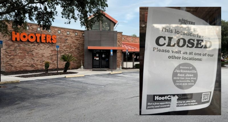 Jacksonville Southside Hooters location abruptly closes
