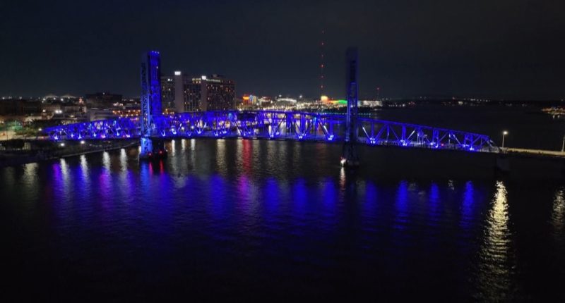 Jacksonville's Main Street Bridge shines bright for 2nd annual Juneteenth celebration