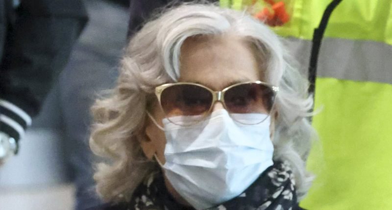 Jane Fonda lands in Sydney in a wheelchair ahead of one-night show