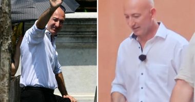 'Jeff Bezos from Temu' tricks fans in Venice ahead of wedding