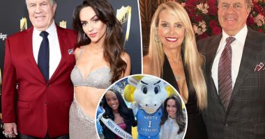 Jordon Hudson shades Bill Belichick's ex-girlfriend in note to pageant queen winner